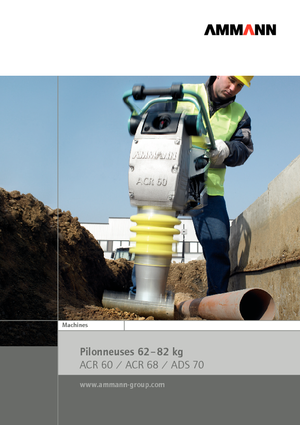 Costipatori Diesel e Benzina Ammann ATR 60 C