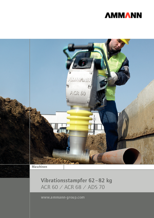 Costipatori Diesel e Benzina Ammann ATR 60 C