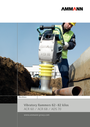 Costipatori Diesel e Benzina Ammann ATR 60 C