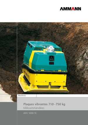 Piastre vibranti reversibili Ammann AVH 1000 TC