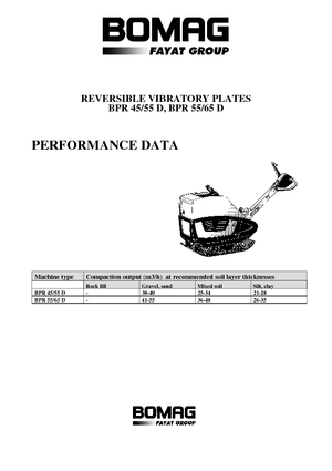 Piastre vibranti reversibili Bomag BPR 45/55 D