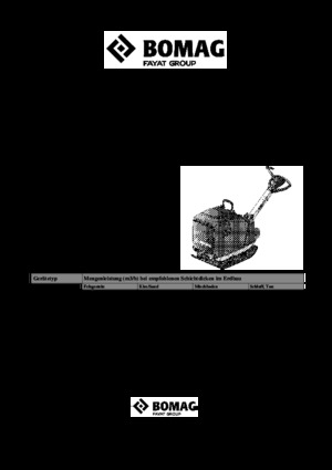 Piastre vibranti reversibili Bomag BPR 50/55 D