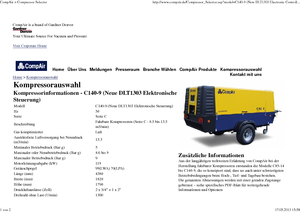 Compressori Protatili - Diesel, Elettrici, Benzina CompAir C 140-9