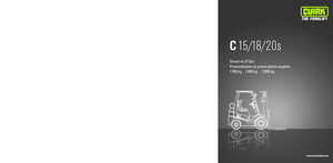 Carrelli elevatori frontali diesel Clark C 15 D