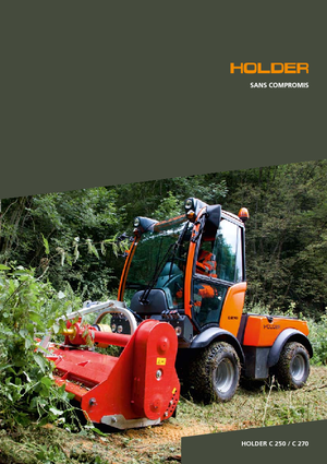 Veicoli comunali multiuso diesel Holder C 250