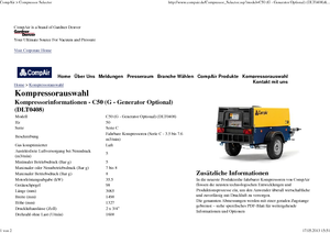 Compressori Protatili - Diesel, Elettrici, Benzina CompAir C 50