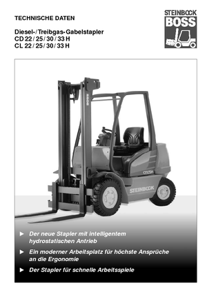 Carrelli elevatori frontali diesel Steinbock CD 33 H