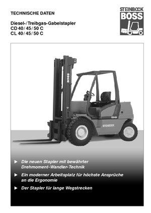 Carrelli elevatori frontali diesel Steinbock CD 40 C