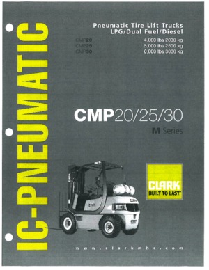 Carrelli elevatori frontali diesel Clark CMP 30 D