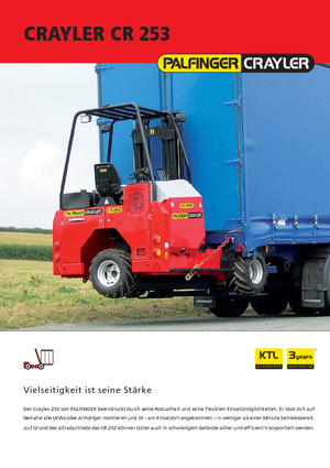 Carrelli elevatori diesel Palfinger CR 253