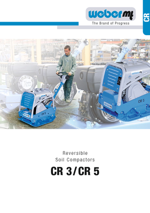 Piastre vibranti reversibili weber mt CR 3 E