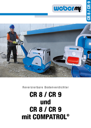 Piastre vibranti reversibili weber mt CR 9 