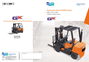 Carrelli elevatori frontali diesel Doosan D20G