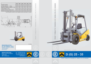 Carrelli elevatori frontali diesel Desta D 25