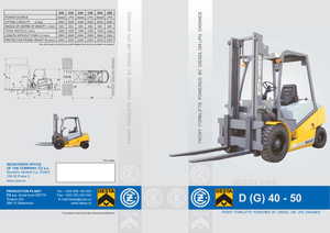Carrelli elevatori frontali diesel Desta D 40