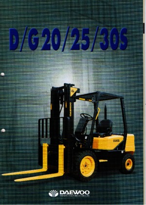 Carrelli elevatori frontali diesel Doosan D 25 S 3