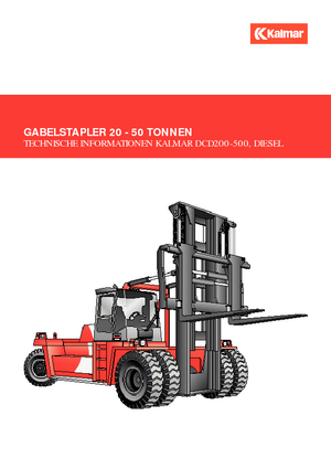 Carrelli elevatori frontali diesel Kalmar DCD280-12LB