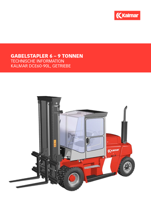 Carrelli elevatori frontali diesel Kalmar DCE 80-6