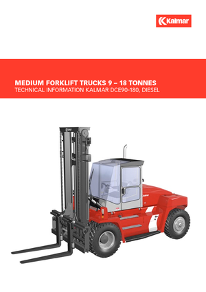 Carrelli elevatori frontali diesel Kalmar DCE 90-6