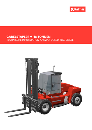 Carrelli elevatori frontali diesel Kalmar DCE 90-6