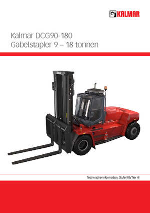 Carrelli elevatori frontali diesel Kalmar DCG 160-9