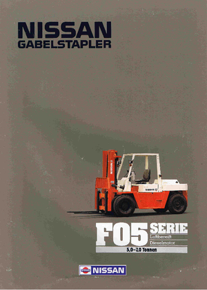 Carrelli elevatori frontali diesel Nissan DF 05 A 60 U