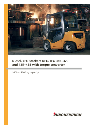 Carrelli elevatori frontali diesel Jungheinrich DFG 320s