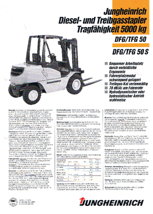 Carrelli elevatori frontali diesel Jungheinrich DFG 50(110HB)