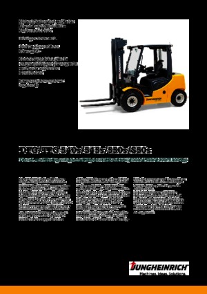 Carrelli elevatori frontali diesel Jungheinrich DFG 550s