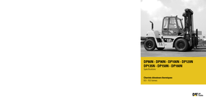 Carrelli elevatori frontali diesel Caterpillar DP150N