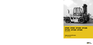 Carrelli elevatori frontali diesel Caterpillar DP150N