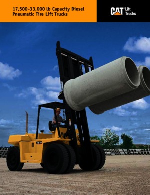 Carrelli elevatori frontali diesel Caterpillar DP80