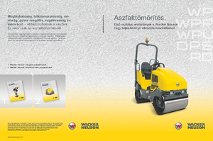 Piastre vibranti monodirezionali Wacker DPS 1850 H Asphalt