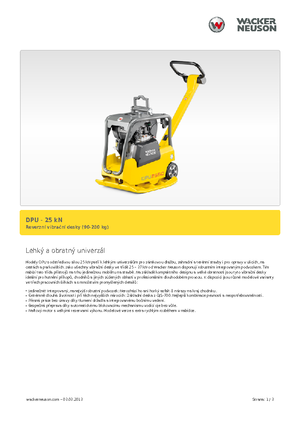 Piastre vibranti reversibili Wacker Neuson DPU 2540H
