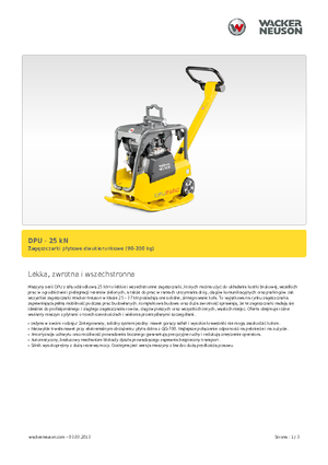 Piastre vibranti reversibili Wacker Neuson DPU 2560H