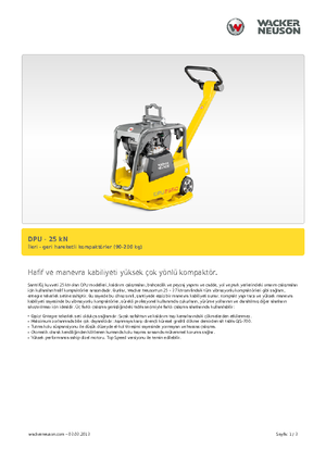 Piastre vibranti reversibili Wacker Neuson DPU 2540H