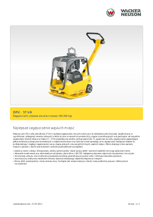 Piastre vibranti reversibili Wacker Neuson DPU3750Hets