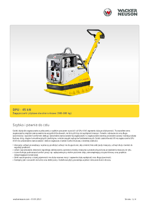 Piastre vibranti reversibili Wacker Neuson DPU 4545 H