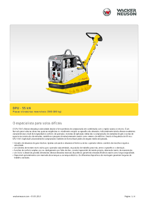Piastre vibranti reversibili Wacker Neuson DPU5545H