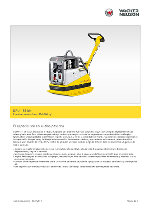 Piastre vibranti reversibili Wacker Neuson DPU5545H