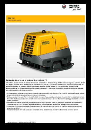Piastre vibranti reversibili Wacker Neuson DPU 130 r