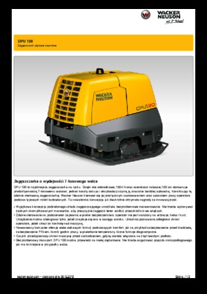 Piastre vibranti reversibili Wacker Neuson DPU 130 r