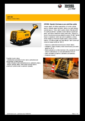 Piastre vibranti reversibili Wacker Neuson DPU90 Lem 770