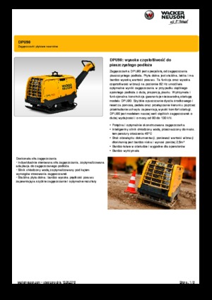 Piastre vibranti reversibili Wacker Neuson DPU90 Lem 770