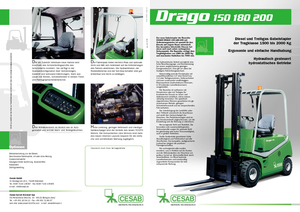 Carrelli elevatori frontali diesel Cesab Drago 150