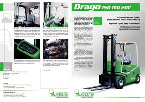 Carrelli elevatori frontali diesel Cesab Drago 150