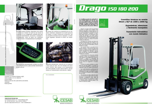 Carrelli elevatori frontali diesel Cesab Drago 150