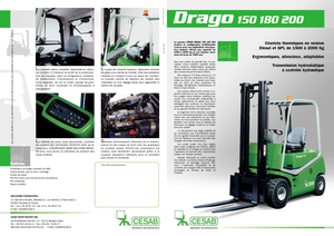 Carrelli elevatori frontali diesel Cesab Drago 150