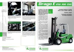 Carrelli elevatori frontali diesel Cesab Drago 250 E