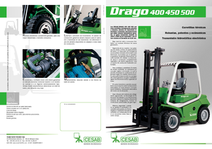 Carrelli elevatori frontali diesel Cesab Drago 400